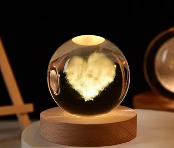 CRYSTAL BALL NIGHT LAMP