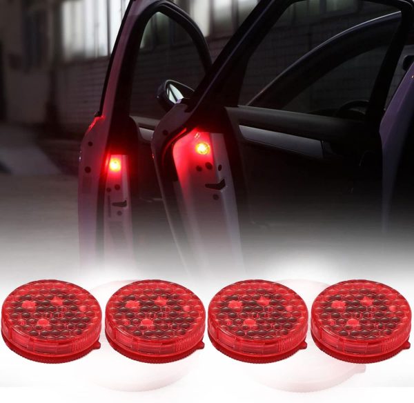 Car Door Warning Red Led