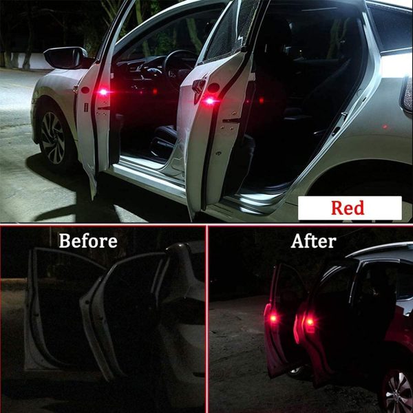 Car Door Warning Red Led